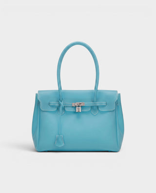 FERY Large Transparent Clasp Jelly Shoulder Bag