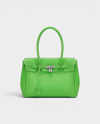 FERY Large Transparent Clasp Jelly Shoulder Bag