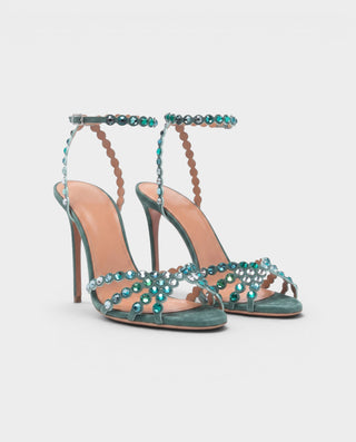 Tacones de aguja con cordones de piel sintética KELLA