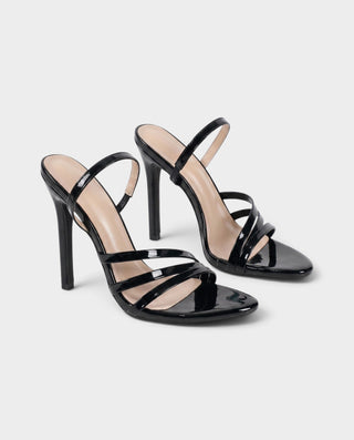 SELVARA Multi-Strap Slingback Heels