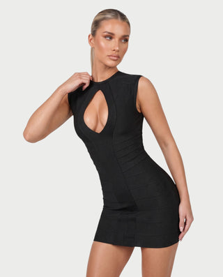 Vestido largo con aberturas JOVANA