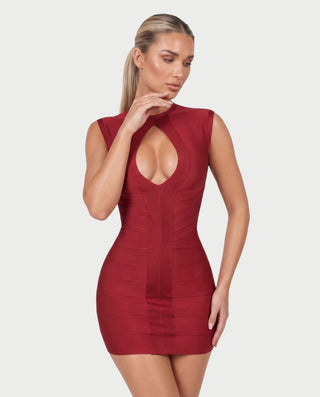 Vestido largo con aberturas JOVANA