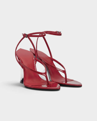 ASTER Ankle Strap Thong Wedge Sandals
