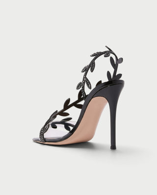 CARISSA Rhinestone Leaf Stiletto Heels