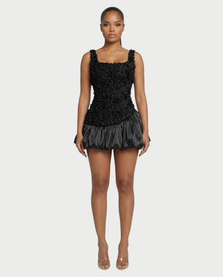 ZARAE Floral Ruffled Mini Dress