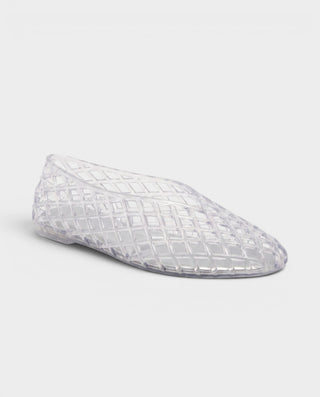 AZELIA Transparent Jelly Pointed-Toe Flat Shoes