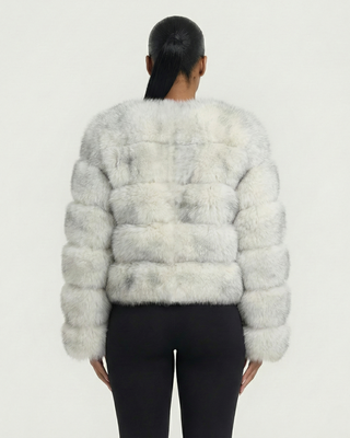 Chaqueta de piel sintética tipo burbuja BEATRICE