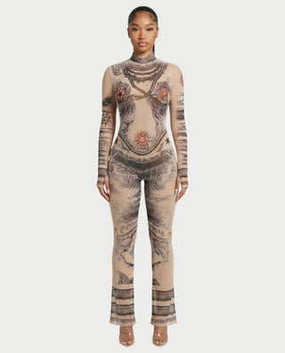 Mono estampado de malla KORI