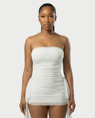 NYRA Tube Top Strap Maxi Dress – Celestia