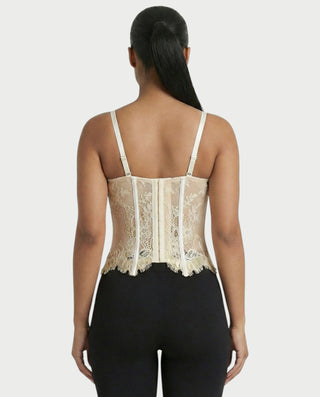 Top corsé de encaje SAMIE