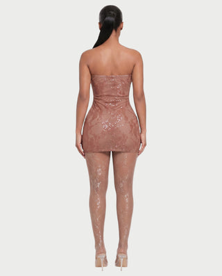 Conjunto de minivestido y medias NATASHA