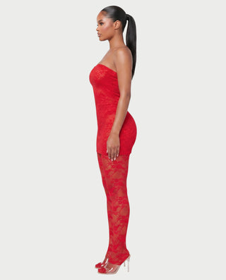 Conjunto de minivestido y medias NATASHA