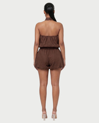 RIZZAN Halter Bubble Top & Shorts Set