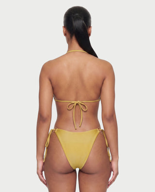 MAELYS Ring Front Halter Bikini Set