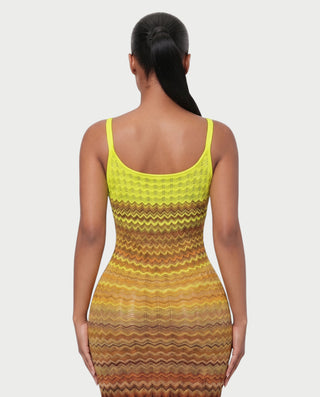 VELVA Ombre Crochet Cover-Up Maxi Dress