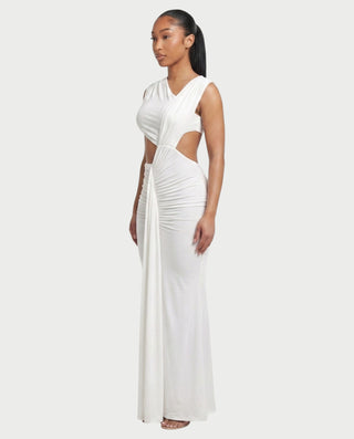 CALIORA Hip Cutout Maxi Dress