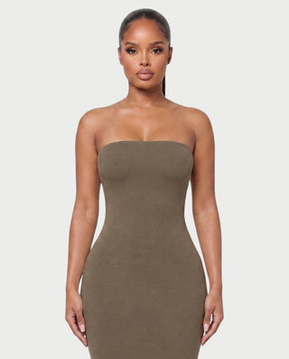 GABBI Strapless Bodycon Maxi Dress