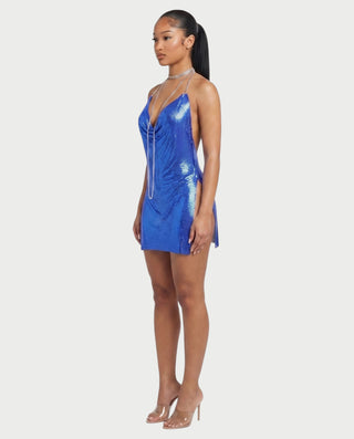 Vestido largo con aberturas JOVANA