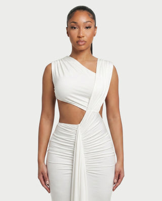 CALIORA Hip Cutout Maxi Dress