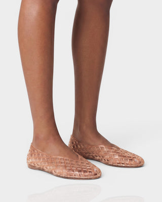 AZELIA Transparent Jelly Pointed-Toe Flat Shoes