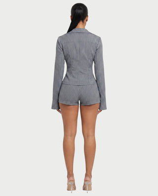 Chaqueta de piel sintética con textura de cocodrilo BEXLEY