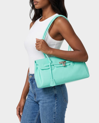 Bolso tipo cartera de ante sintético RIZANA
