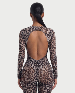 Mono de malla de leopardo FIOREN