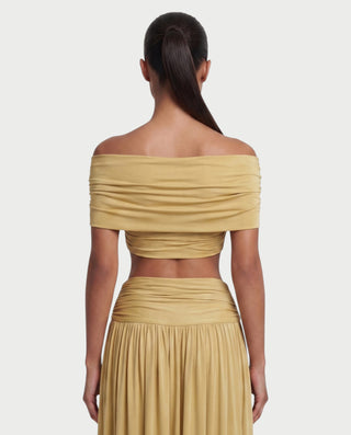 Vestido mini de malla con aberturas y detalle de cadena de JUVIA