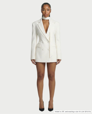 Blazer con corsé de encaje ceñido ENNA