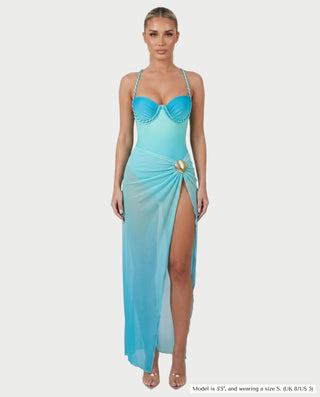Vestido mini de vendaje AQUINO