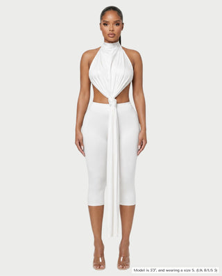 Vestido mini de vendaje AQUINO