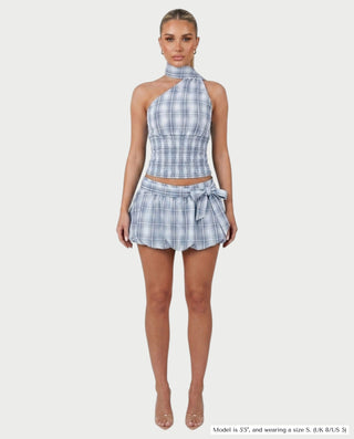 Vestido mini de vendaje AQUINO