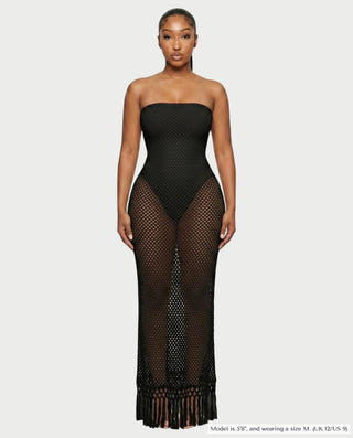 Vestido mini de vendaje AQUINO