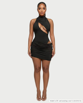 Vestido mini de vendaje AQUINO