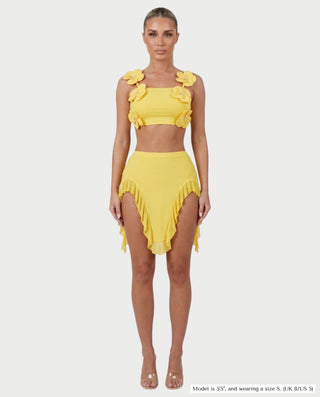 Vestido mini de vendaje AQUINO