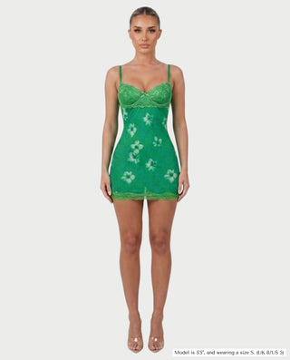 Vestido mini de vendaje AQUINO