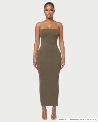 GABBI Strapless Bodycon Maxi Dress