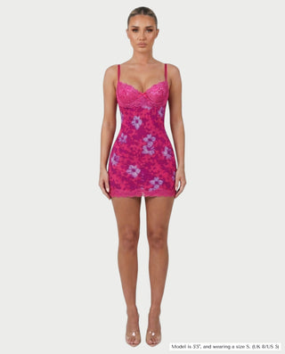Vestido mini de vendaje AQUINO