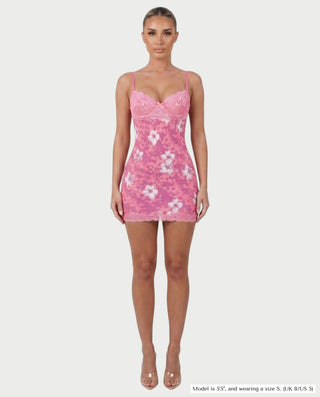 Vestido mini de vendaje AQUINO
