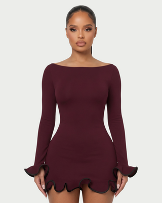 Vestido largo con aberturas JOVANA