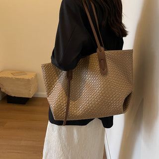 RILEY Woven Tote Bag