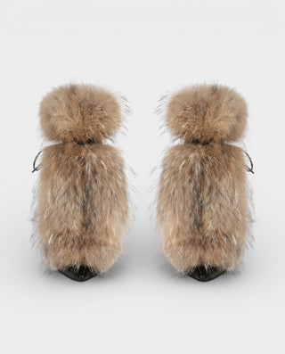 Tacones de aguja con cordones de piel sintética KELLA