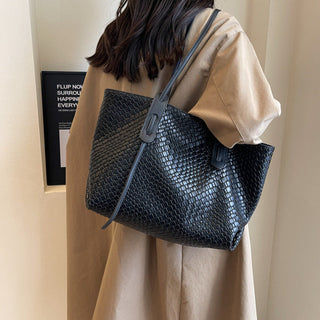 RILEY Woven Tote Bag