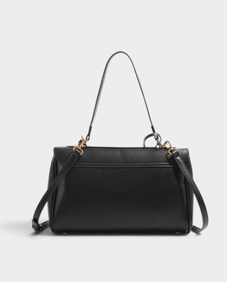 ALKIRA Leather Crossbody Strap Flap Shoulder Bag