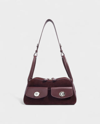 LIYANA Double Pocket Shoulder Bag