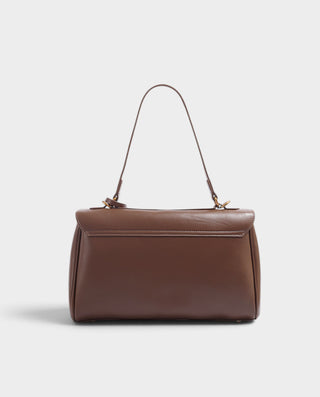 ALKIRA Leather Crossbody Strap Flap Shoulder Bag