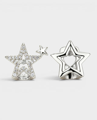 Twin Star Frame Crystal Tooth Grill Set