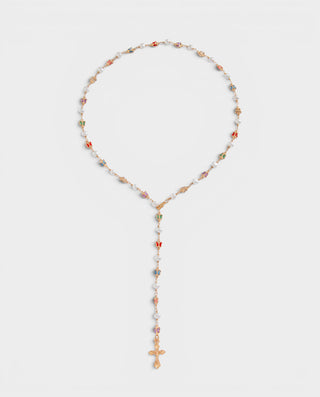 Butterfly Gemstone Gold Necklace
