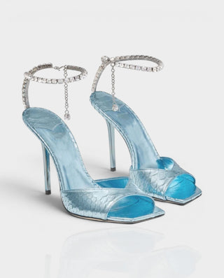 Tacones de aguja con cordones de piel sintética KELLA