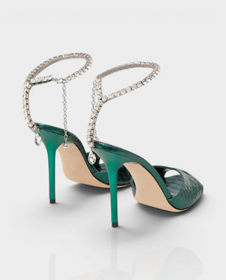 Tacones de aguja con cordones de piel sintética KELLA